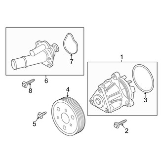 Ford OE - Cooling - Water Pump