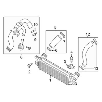 Ford OE - Cooling - Intercooler (2.3L)
