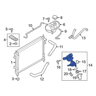 Ford OE - Engine Coolant Thermostat Kit