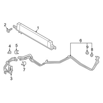 Ford OE - Cooling - Trans Oil Cooler (3.7L Automatic Tr)