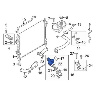 Ford OE - Engine Coolant Thermostat Kit