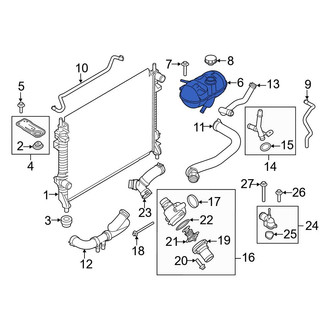 Ford OE - Engine Coolant Reservoir