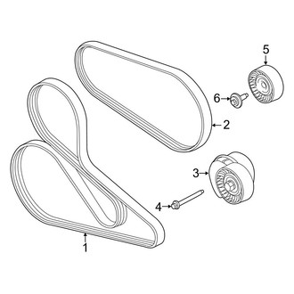 Ford OE - Cooling - Belts & Pulleys (5.0L)