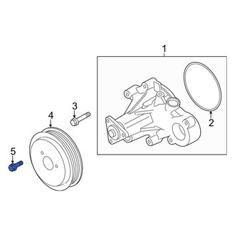 Ford OE - Engine Water Pump Pulley Bolt