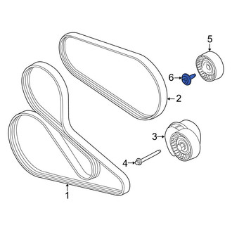 Ford OE - Accessory Drive Belt Idler Pulley Bolt