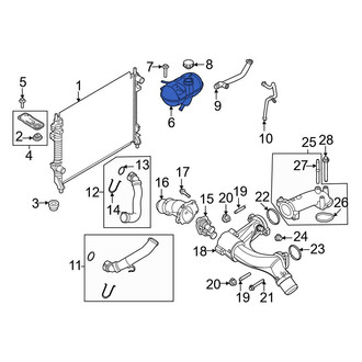 Ford OE - Engine Coolant Reservoir