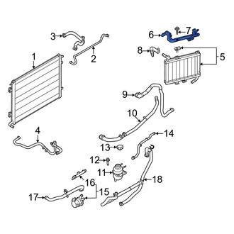 Ford OE - Radiator Mount Bracket