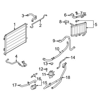 Ford OE - Cooling - Radiator & Components (Auxiliary)