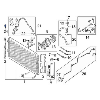 Ford OE - A/C Service Valve Cap