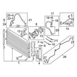 Ford OE - A/C Compressor Bolt Sleeve