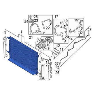 Ford OE - A/C Condenser