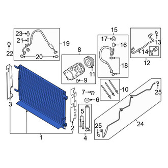 Ford OE - A/C Condenser