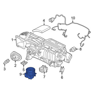 Ford OE - HVAC Blower Motor Assembly