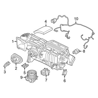 Ford OE - Air Conditioner & Heater - Evaporator & Heater Components