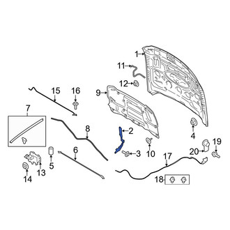 Ford OE - Front Left Hood Hinge