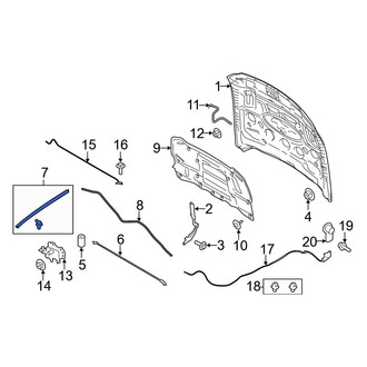 Ford OE - Front Left Hood Seal