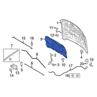 Ford OE - Front Hood Insulation Pad