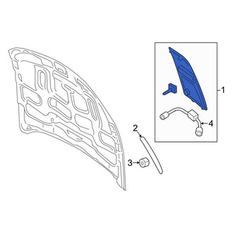 Ford OE - Front Right Hood Scoop