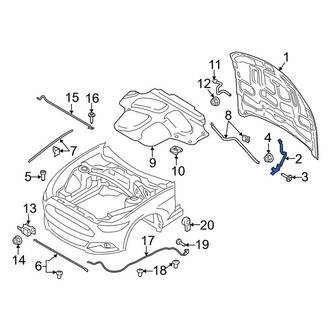 Ford OE - Front Right Hood Hinge