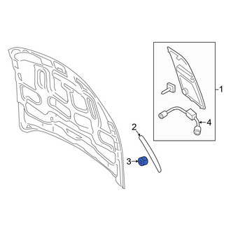 Ford OE - Hood Scoop Nut