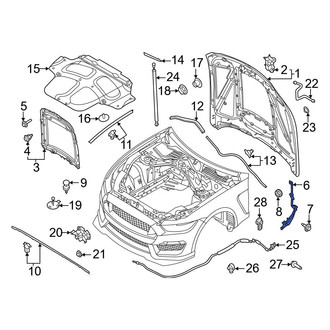 Ford OE - Front Right Hood Hinge