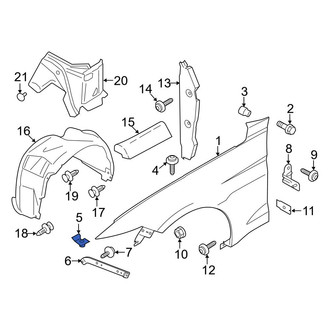 Ford OE - Fender Nut