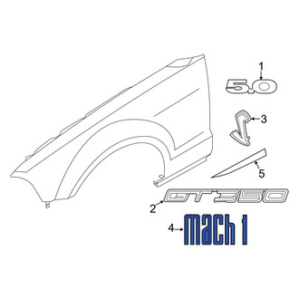 Ford OE - Front Fender Emblem