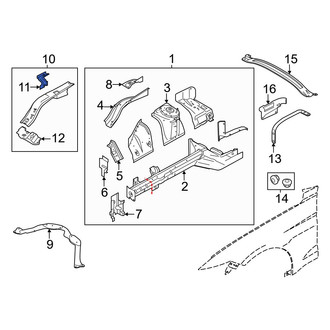 Ford OE - Front Fender Bracket