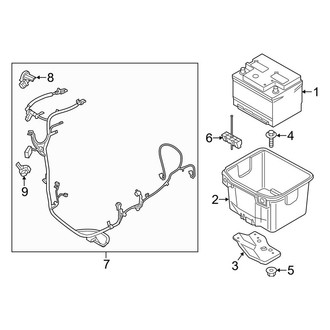 Ford OE - Electrical - Battery