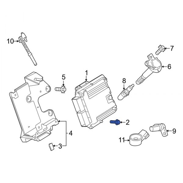 Engine Control Module (ECM) Bolt