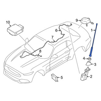 Ford OE - Radio Antenna Mast