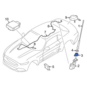 Ford OE - Antenna Bezel