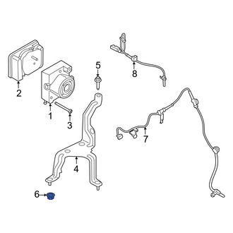 Ford OE - CV Axle Shaft Carrier Bearing Nut