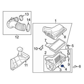 Ford OE - Air Filter Housing Insulator