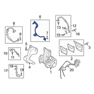 Ford OE - Turbocharger Coolant Line