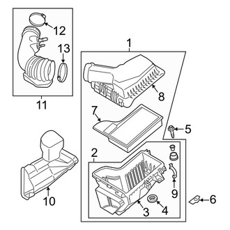 Ford OE - Engine - Air Intake (3.7L)
