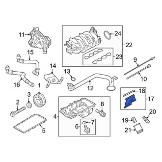 Ford OE - Engine Oil Filter Adapter