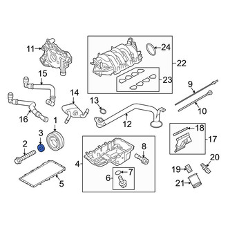 Ford OE - Engine Crankshaft Pulley Washer