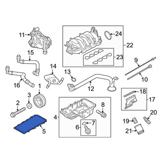Ford OE - Engine Oil Pan Gasket