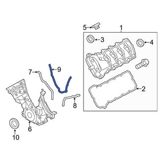 Ford OE - Center Engine Timing Cover Gasket