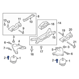 Ford OE - Engine Mount Bolt
