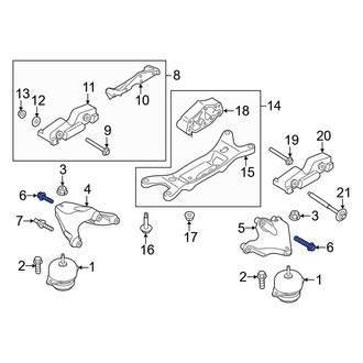 Ford OE - Engine Mount Bolt