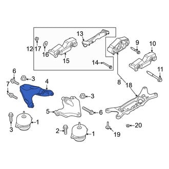 Ford OE - Right Engine Mount Bracket