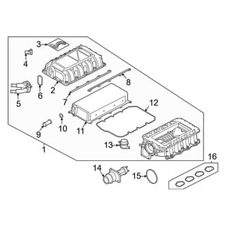 Ford OE - Engine - Supercharger & Components (J Engine VIN Character)