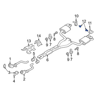 Ford OE - Rear Exhaust System Hanger Bolt