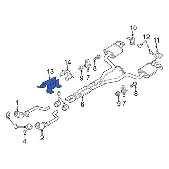 Ford OE - Rear Floor Pan Heat Shield