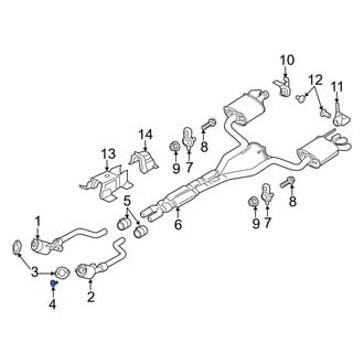 Ford OE - Catalytic Converter Nut
