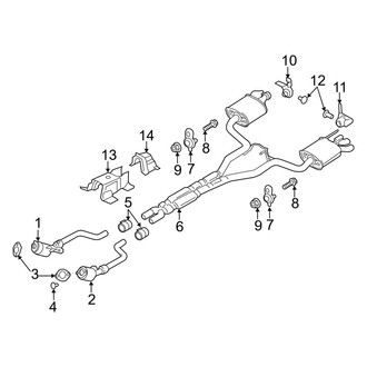 Ford OE - Exhaust System - Exhaust Components (5.2L)