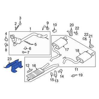 Ford OE - Floor Pan Heat Shield