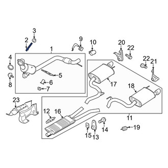 Ford OE - Catalytic Converter Stud